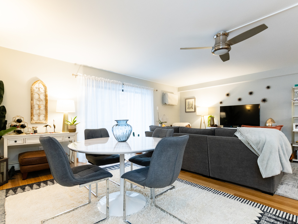 Sunsplashed Living Room, open floor layout